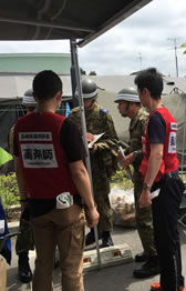 益城町での活動状況