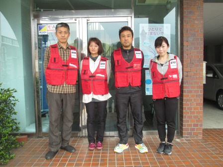平成28年4月23日　第3班メンバーが熊本へ向かいます