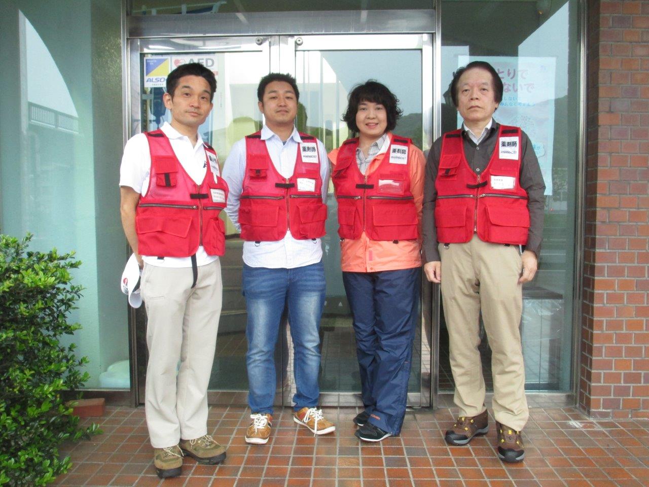 平成28年5月3日朝７時　第７班メンバーが熊本へ向かいます