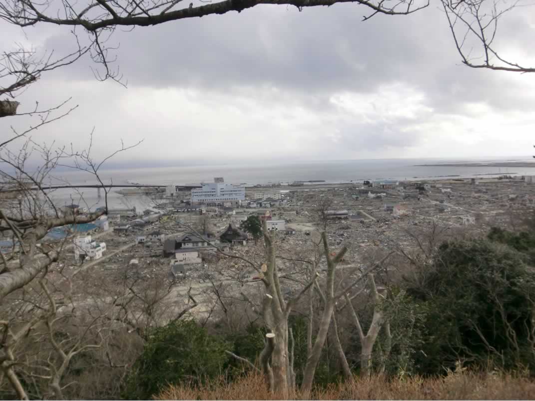 石巻市内の震災の状況2011年4月4日撮影