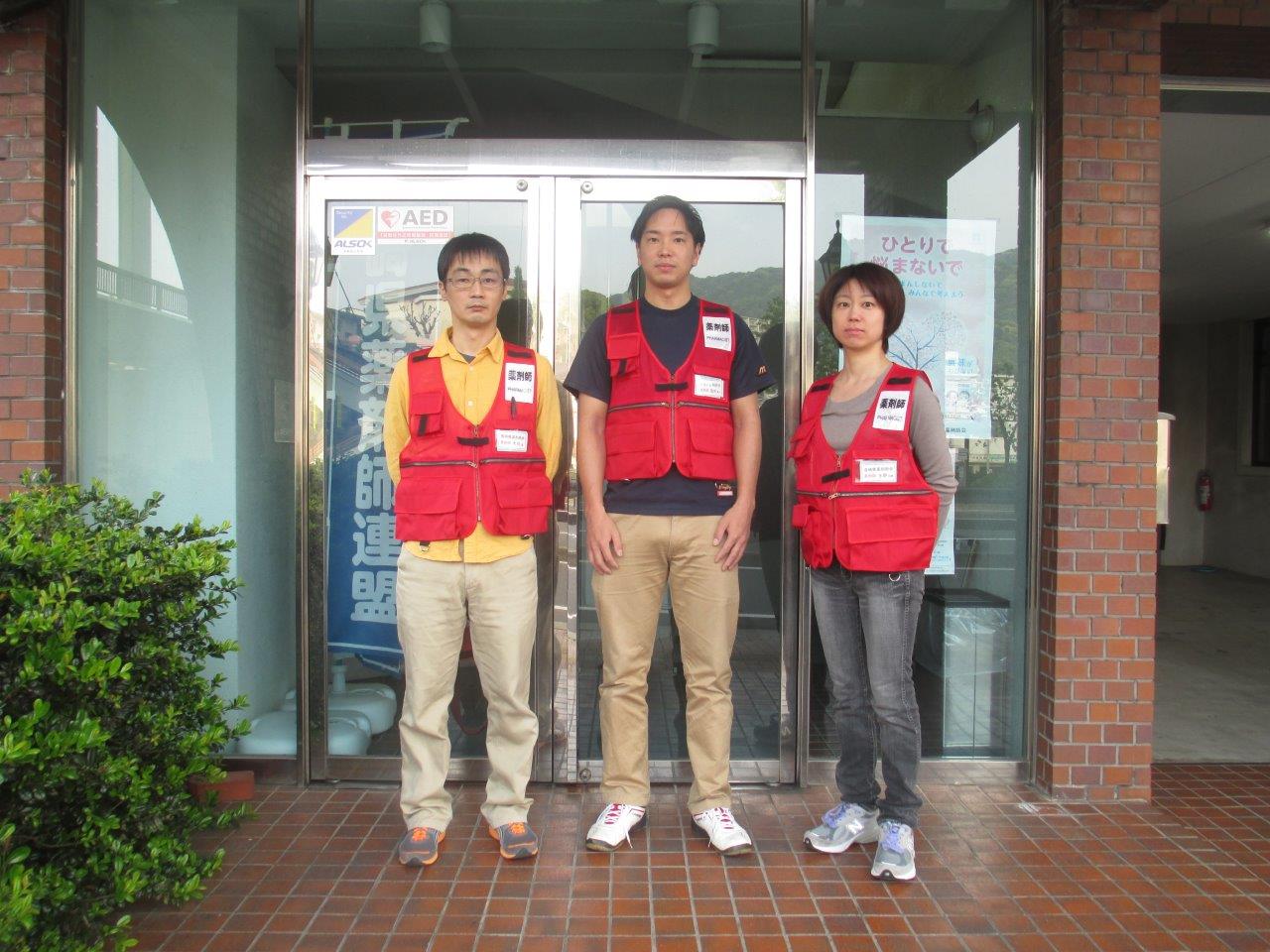 平成28年5月5日朝７時　第８班メンバーが熊本へ向かいます
